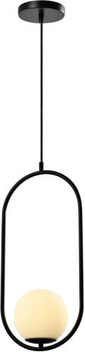 QUVIO Hanglamp Glas Langwerpig Zwart - Quv5123l-black