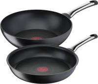 Tefal Excellence Koekenpannenset - Koekenpan Ø 28 Cm + Wokpan Ø 28 Cm - Set Van 2 Stuks