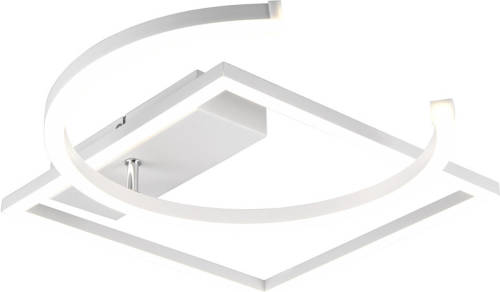 BES LED Led Plafondlamp - Plafondverlichting - Trion Pivacci - 23.5w - Natuurlijk Wit 4000k - Dimbaar - Vierkant - Mat Wit