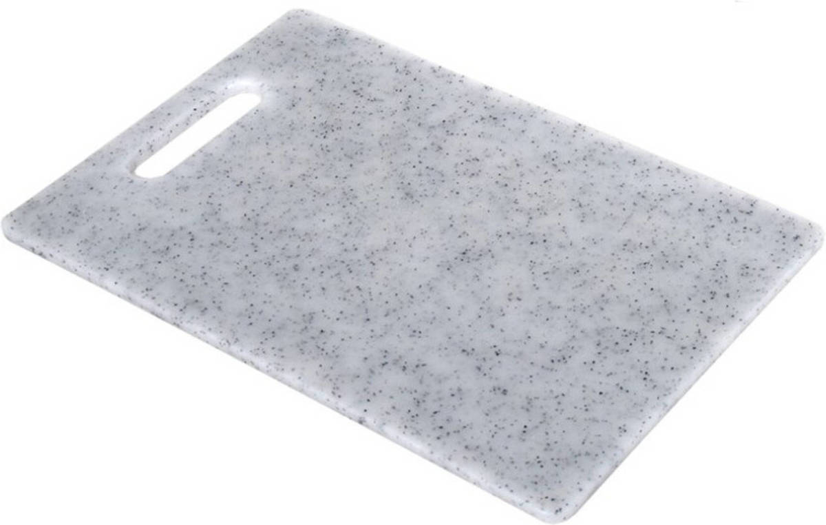 Gerimport Snijplank 25 X 15 X 0,8 Cm Grijs/zwart