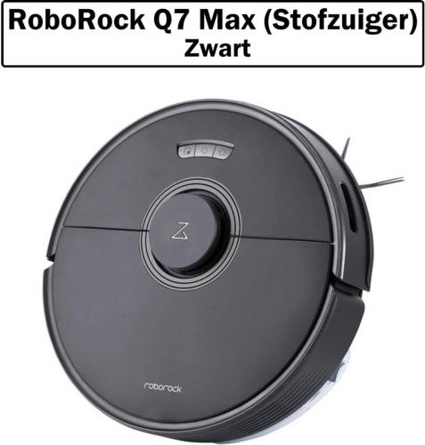 Roborock Q7 Max Robotstofzuiger Met Dweilfunctie - Zwart