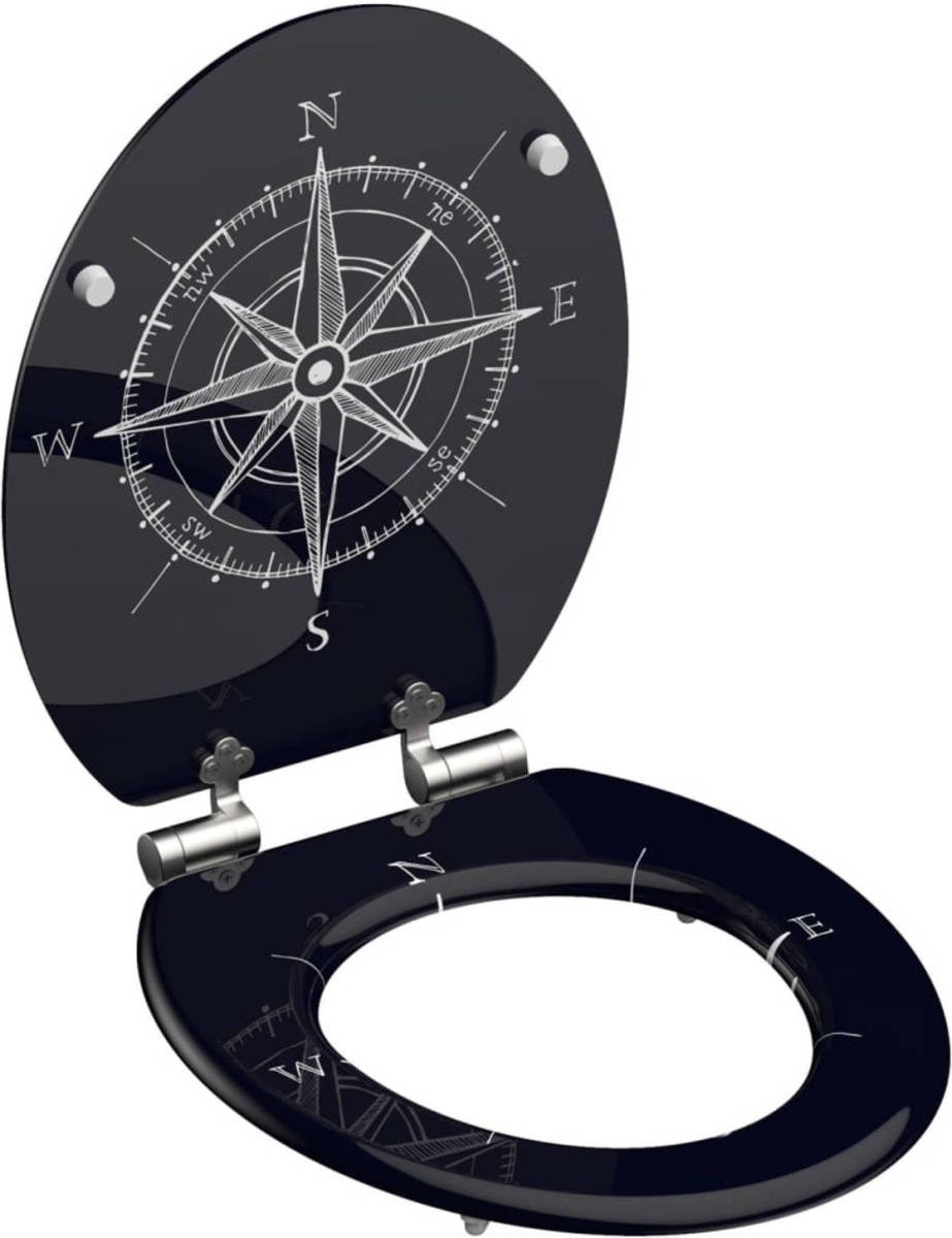 SCHÜTTE Toiletbril Met Soft-close Compass