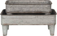 Clayre & Eef Dienblad (Set Van 2) 38*20*15 / 31*17*14 Cm 6y3734
