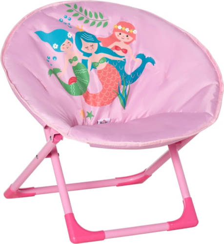 Zenzee Vouwstoel Kind - Campingstoel - Kinderstoel - Roze - Ø50 X 49h Cm