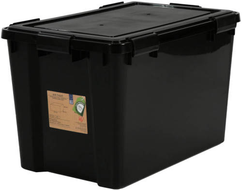 Iris Airtight Opbergbox - 70 Liter- Zwart