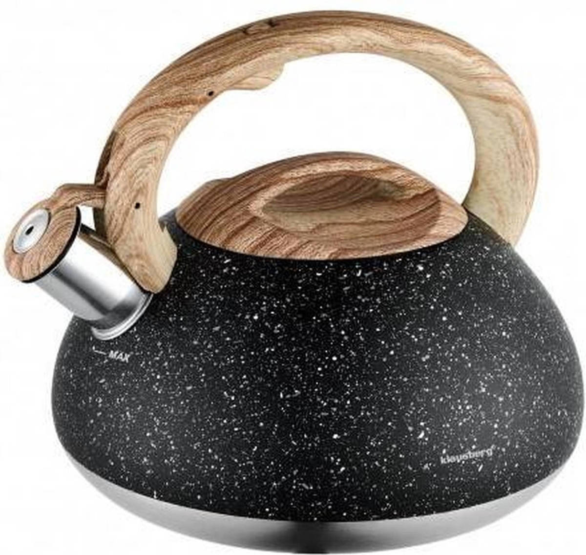 Klausberg Kb-7282 Fluitketel - 2,7l - Rvs - Alle Warmtebronnen