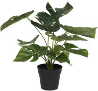 Clayre & Eef Kunstplant 6pl0215 34 Cm - Groen Kunststof Foam Groen Kunstbloem Nepplant