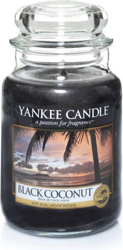 Yankee Candle Large Jar Geurkaars - Black Coconut