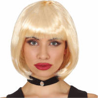 Shoppartners Fiestas Guirca Verkleedpruik Boblijn Synthetisch Blond One-size
