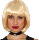 Shoppartners Fiestas Guirca Verkleedpruik Boblijn Synthetisch Blond One-size