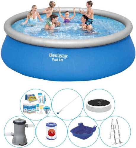 Bestway Fast Set Rond 457x122 Cm - Deluxe Zwembad Deal