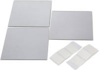Shoppartners 6x Stuks Zelfklevende Spiegels Vierkant 15 X 15 Cm - Spiegels