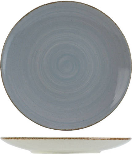 Cosy & Trendy Dinerbord Granite Denim Blauw Ø 27 Cm