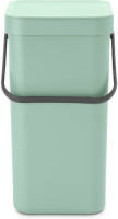 Brabantia Sort & Go Afvalemmer 12 Liter - Jade Green