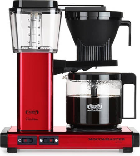 Filterkoffiemachine Kbg741 Rood Mettalic - moccamaster