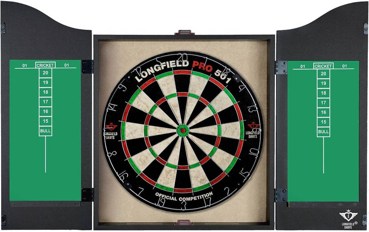 Dobeno Engelhart Dart Cabinet Met Pijlenset 9-delig