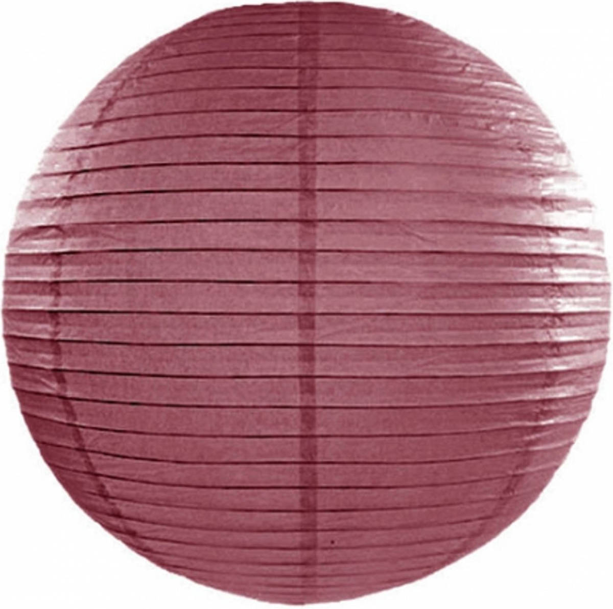 Bellatio Decorations Luxe Bol Lampionnen Bordeaux Rood 35 Cm - Feestlampionnen