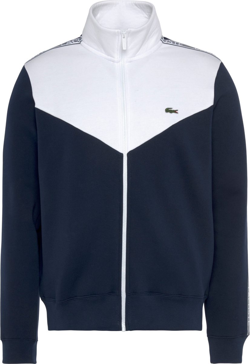 Lacoste Sweatvest met geborduurd logo