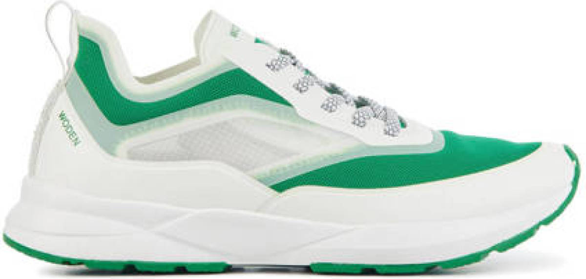 Woden sneakers wit combi