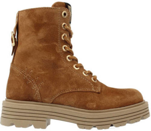 Red Rag 12396 suède veterboots cognac