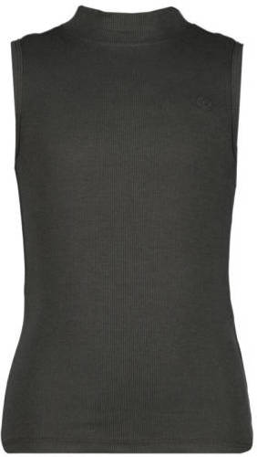 Raizzed ribgebreid T-shirt Hoya grijs