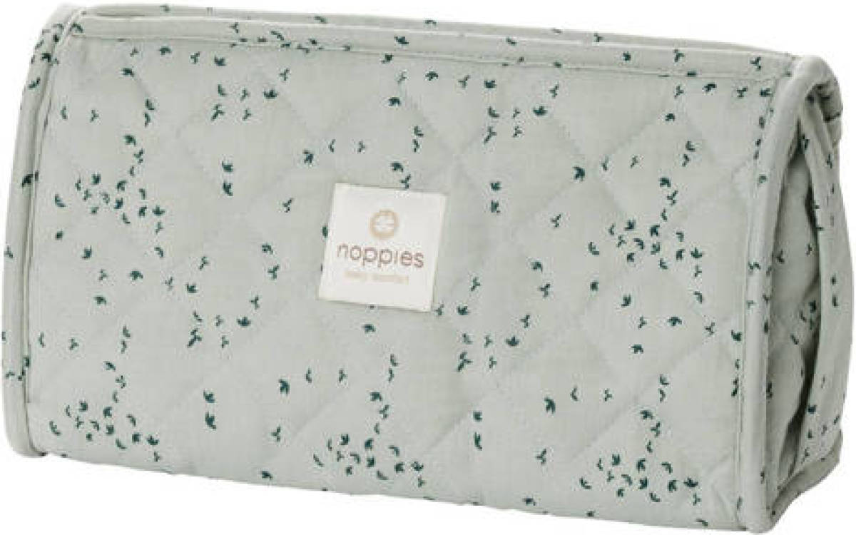 Noppies Botanical quilted luiertasje Puritan Gray