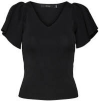 VERO MODA top VMGINNY met plooien zwart
