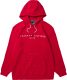 Tommy Hilfiger Big & Tall hoodie Plus Size met logo primary red