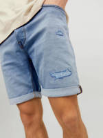 Jack & Jones JEANS INTELLIGENCE regular fit short JJIRICK blue denim