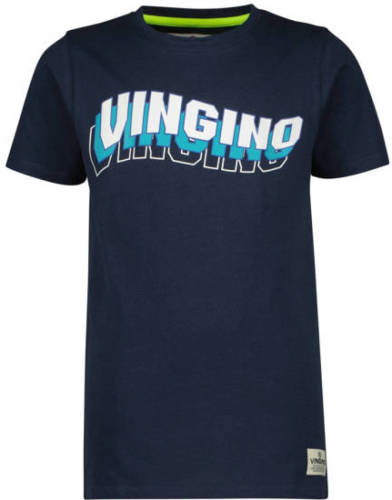 Vingino T-shirt HECCOS met logo donkerblauw