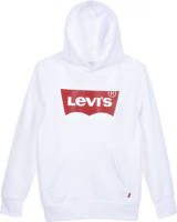 Levi's Kids hoodie Batwing met logo wit