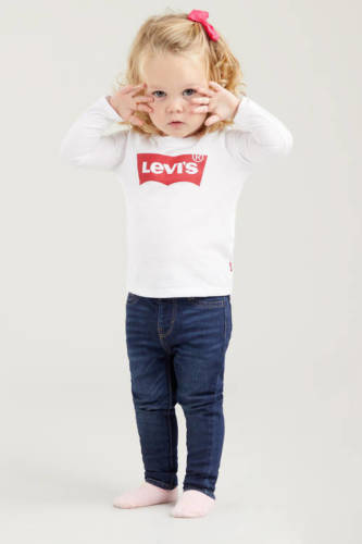 Levi's Kids longsleeve Logo met logo wit