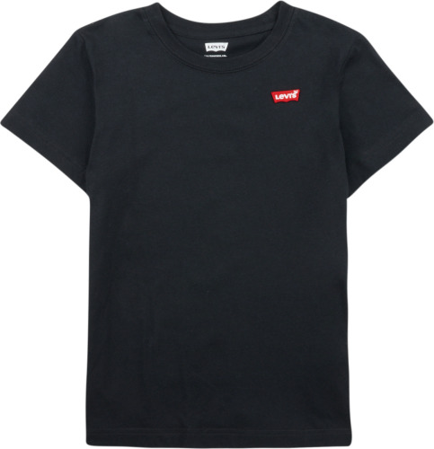 Levi's Kids basic T-shirt Batwing chest zwart