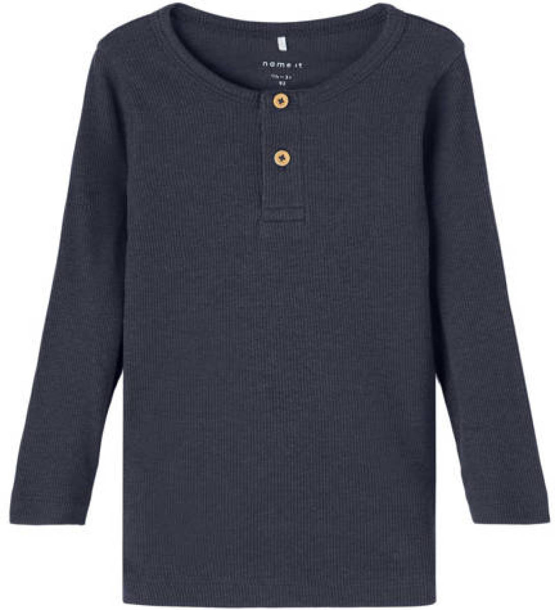 NAME IT MINI ribgebreide longsleeve NMMKAB marine
