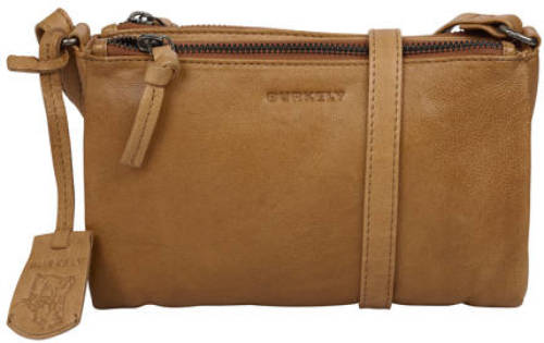 Burkely leren crossbody tas Just Jolie cognac