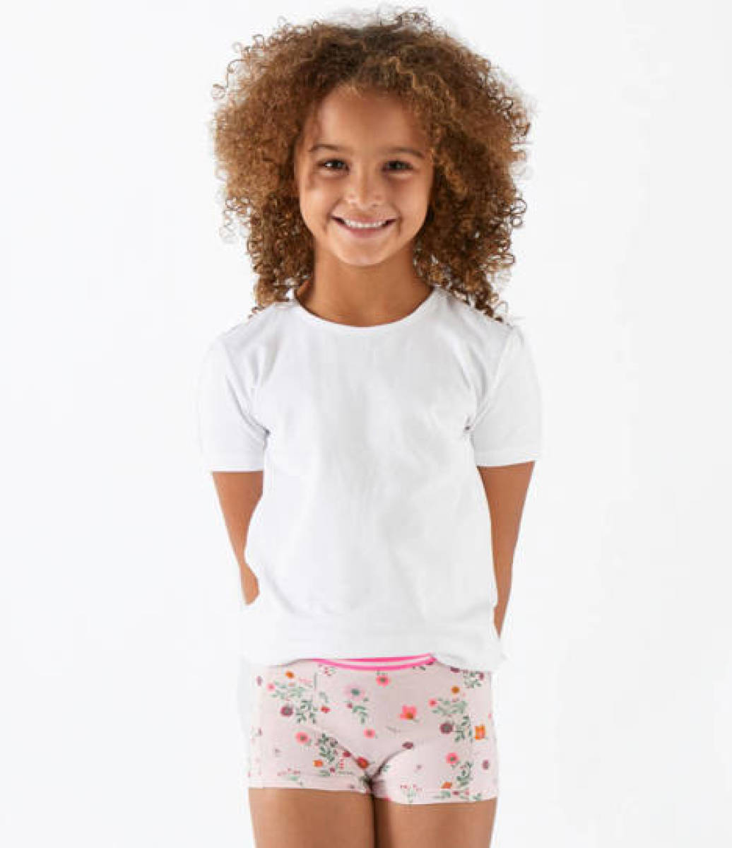 Little Label t-shirt - set van 2 wit