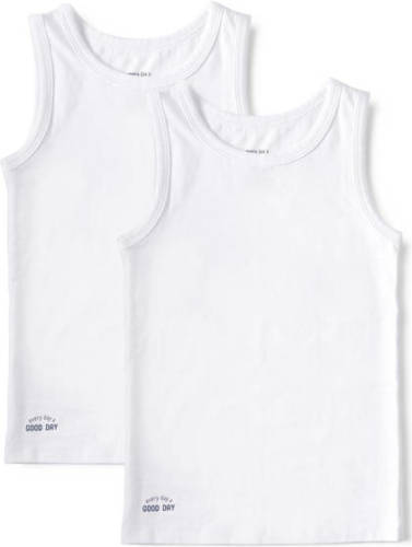 Little Label hemd - set van 2 wit