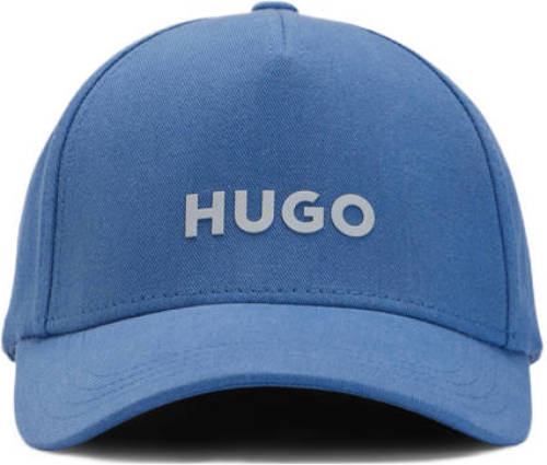 Hugo pet met logo blauw
