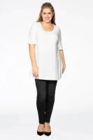 Yoek T-shirt DOLCE van travelstof wit