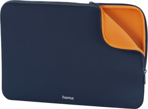 Hama Laptop-sleeve Neoprene, schermgrootte tot 44 cm (17,3) Laptop sleeve Blauw