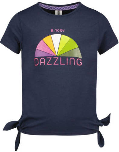 B.Nosy T-shirt B.Dazzeling met printopdruk donkerblauw