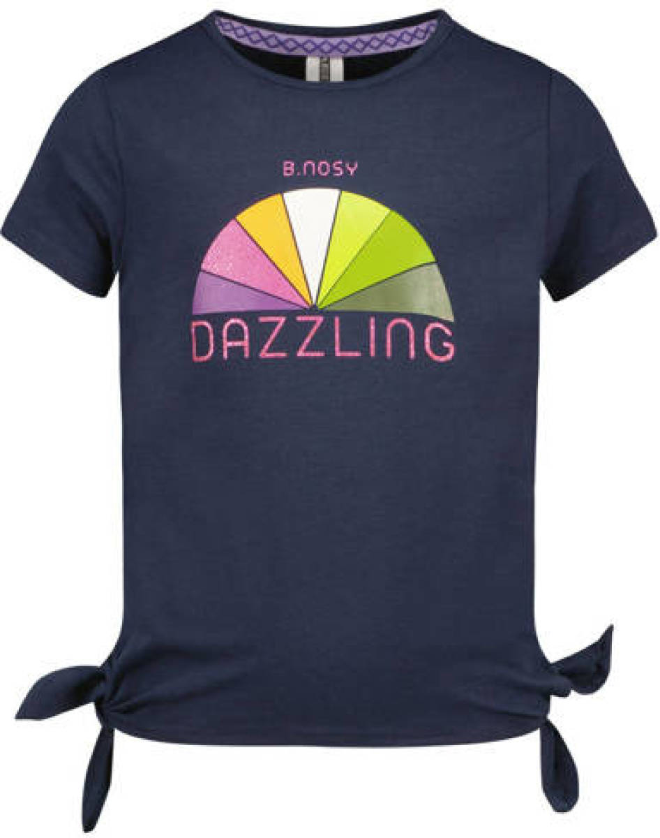 B.Nosy T-shirt B.Dazzeling met printopdruk donkerblauw