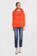 Superdry hoodie met logo oranje/rood