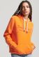 Superdry hoodie met logo oranje/rood