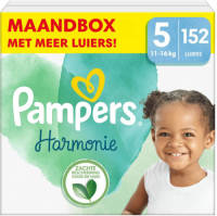 Pampers Harmonie Maat 5 (11-16kg) - 152 luiers maandbox