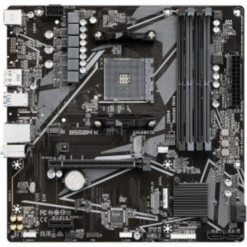 Gigabyte B550M K 1.0 moederbord AMD B550 Socket AM4 micro ATX