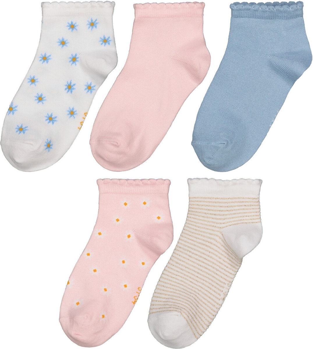 La Redoute Collections Set van 5 paar fantasie enkelsokken