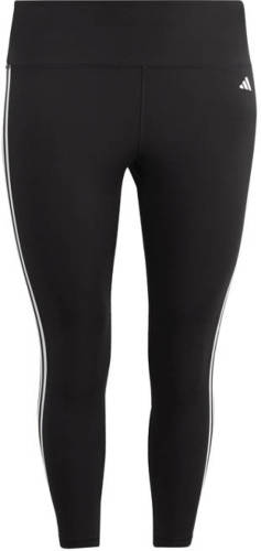 adidas Performance Legging 7/8 Essentials 3-Stripes, hoge taille