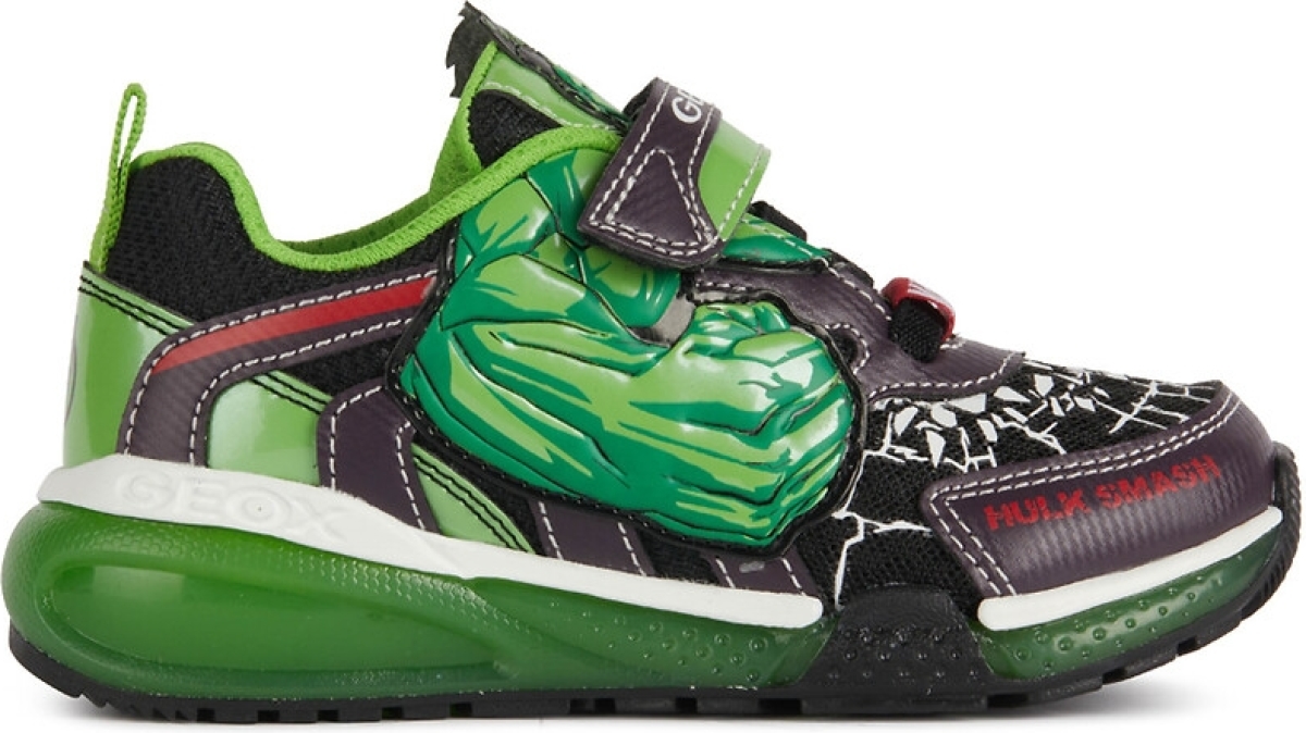 Geox Ademende sneakers met Led Bayonic x Hulk