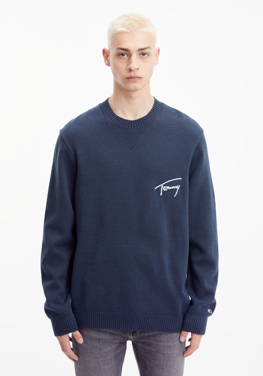 Tommy Jeans Gebreide trui TJM RLXD SIGNATURE SWEATER